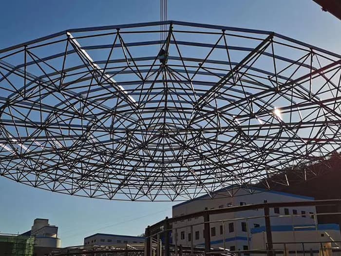 厦门螺栓球网架工程施工现场