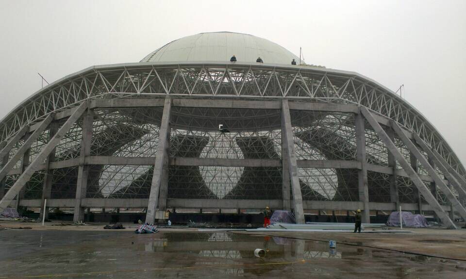 厦门温泉馆网架工程